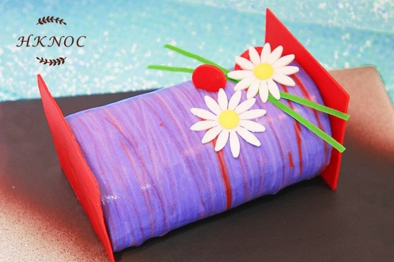 竹炭紅腰豆奶油卷