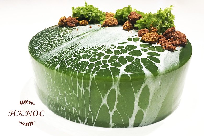 法式豹紋綠茶蛋糕