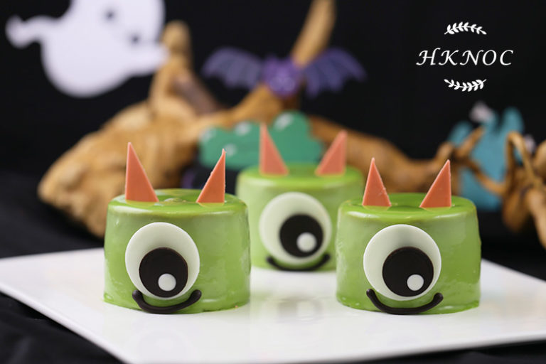 黑芝麻綠茶卡通蛋糕