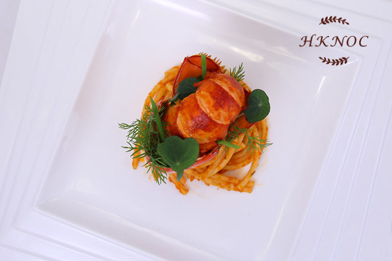 意大利通心長意粉配香煎龍蝦