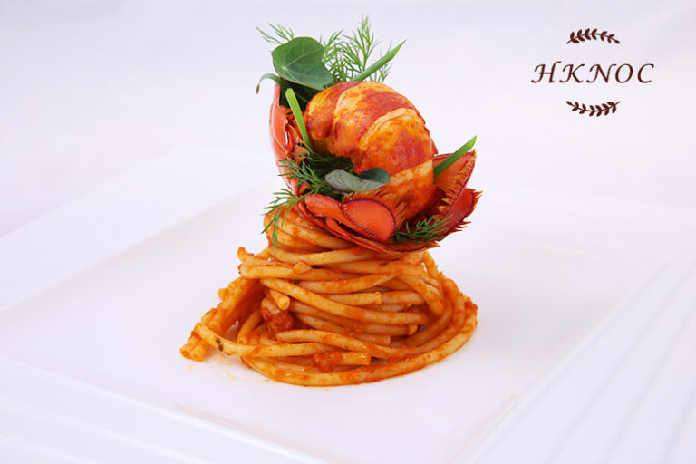 意大利通心長意粉配香煎龍蝦