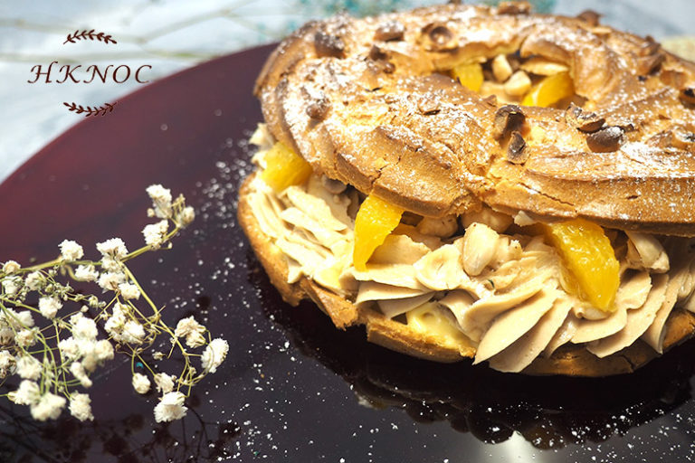 巴黎泡芙圈配果仁奶油