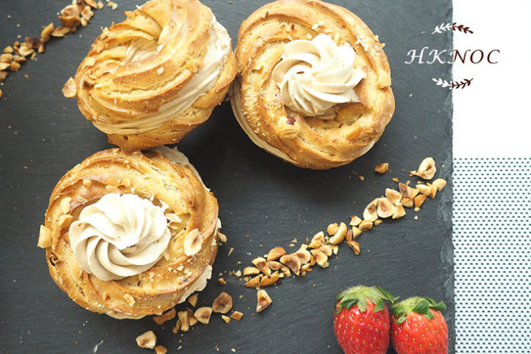 巴黎泡芙圈配果仁奶油