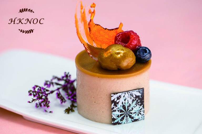 焦糖栗子杏仁蛋糕