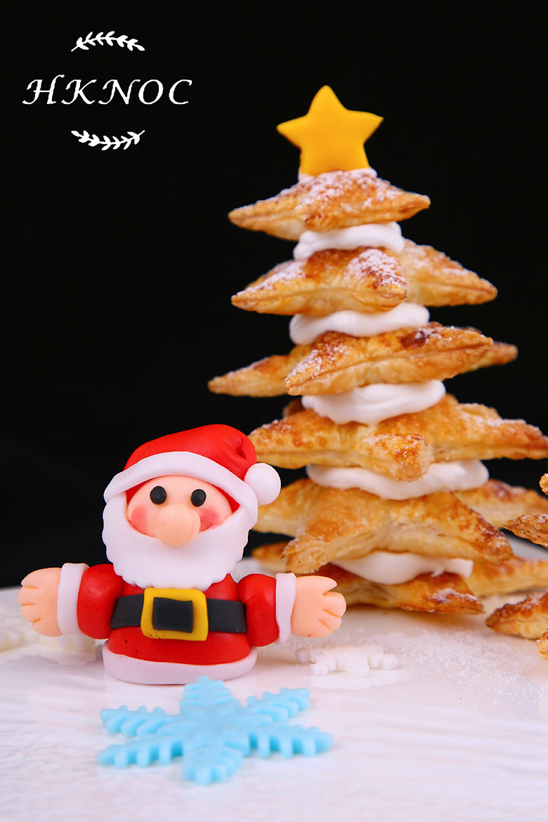 聖誕樹忌廉千層酥