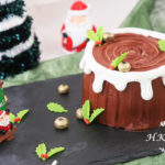 聖誕樹幹流心蛋糕