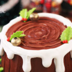 聖誕樹幹流心蛋糕