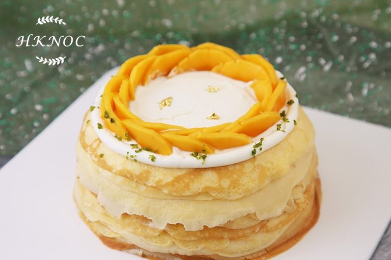 法式芒果千層蛋糕1