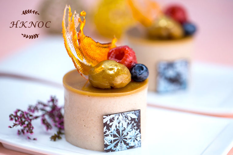 焦糖栗子杏仁蛋糕