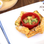 芝士杏仁吉列玉米糕​