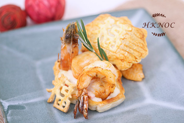 奶油海鮮焗法式酥盒