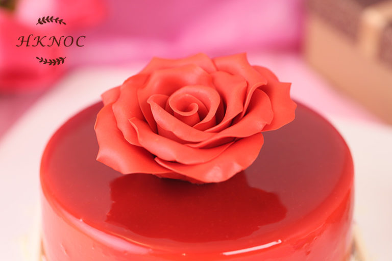 愛的綻放紅玫瑰蛋糕