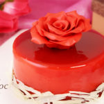 愛的綻放紅玫瑰蛋糕