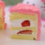 粉紅兔兔鮮果牛油忌廉蛋糕