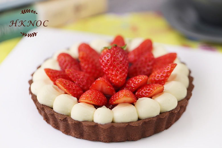 草莓巧克力芝士撻