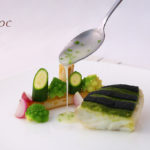 焗雙色香草酥配石斑魚柳