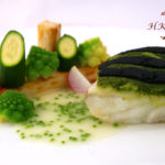 焗雙色香草酥配石斑魚柳