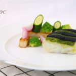 焗雙色香草酥配石斑魚柳