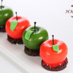 青蘋果慕斯配巧克力果仁脆片1