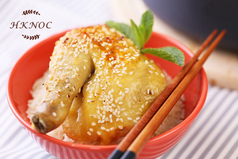 芝麻鹽焗雞配椰香飯​