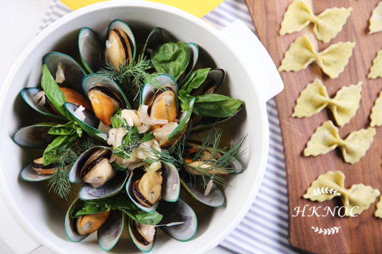 蝴蝶粉配白酒煮青口