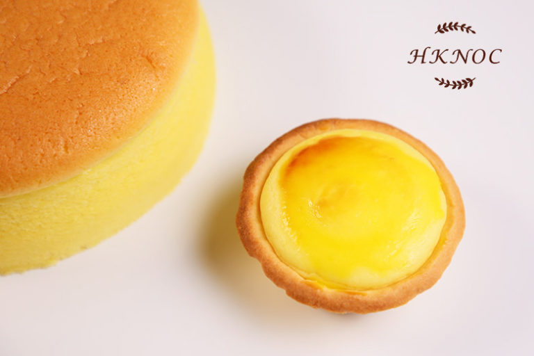 日式輕芝士蛋糕配半熟流心芝士撻