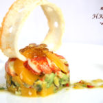 龍蝦牛油果芒果沙律配薄荷茶珍珠果凍3