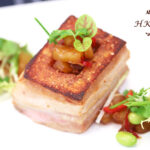 杜洛克豬腩肉配薑味鳳梨醬