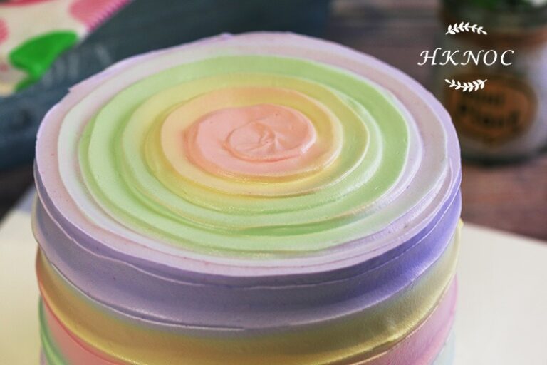 彩虹奶油蛋糕2