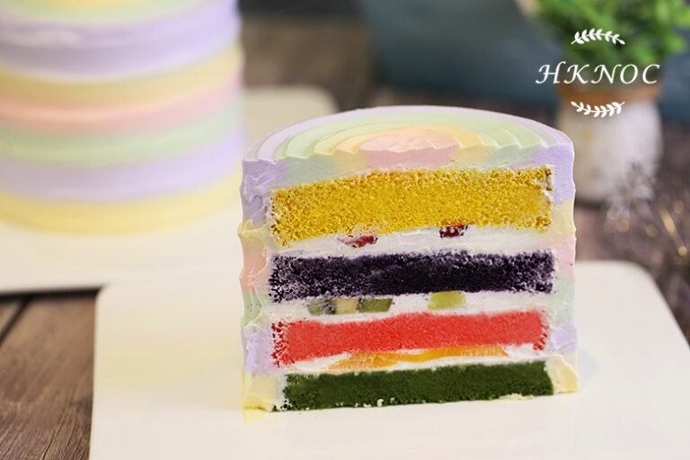 彩虹奶油蛋糕3