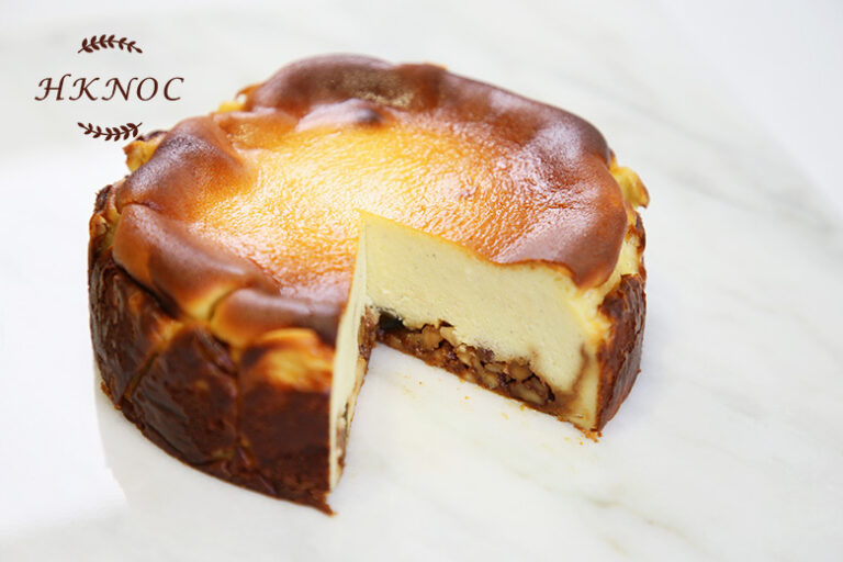 焦糖果仁巴斯克芝士蛋糕