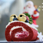 紅絲絨朱古力紅桑子蛋糕卷