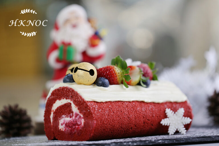 紅絲絨朱古力紅桑子蛋糕卷