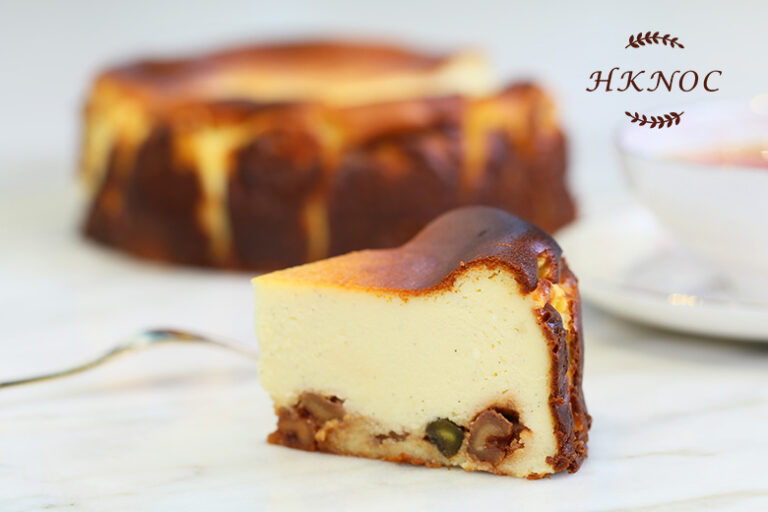 焦糖果仁巴斯克芝士蛋糕