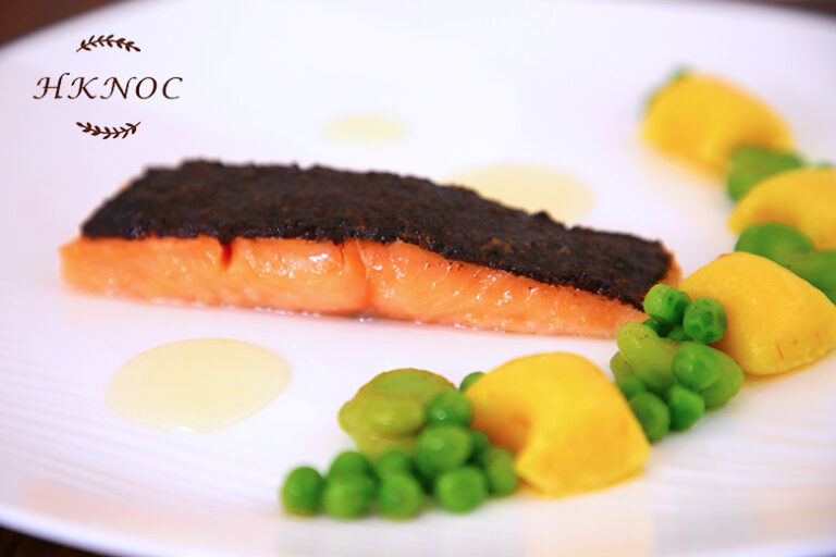 慢煮三文魚配上黑松露