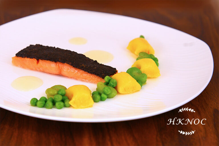 慢煮三文魚配上黑松露