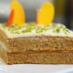 傳統果仁甘筍蛋糕配橙香忌廉芝士醬