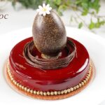 法式紅桑子朱古力慕士淋面蛋糕