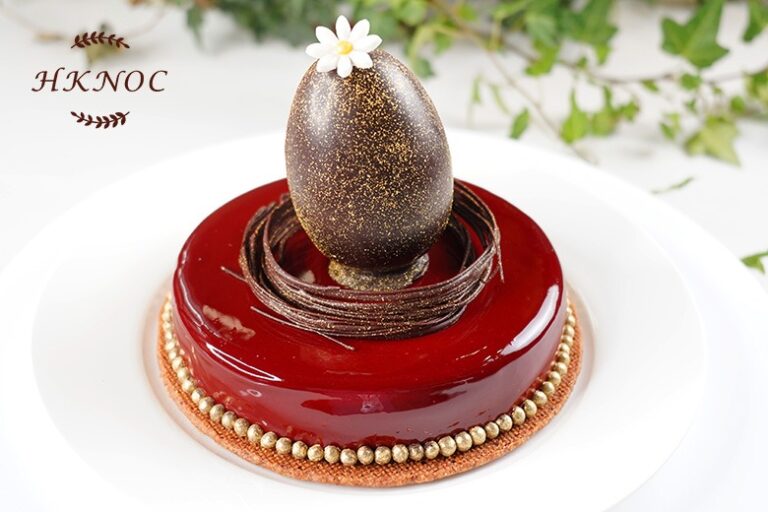 法式紅桑子朱古力慕士淋面蛋糕