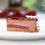 法式紅桑子朱古力慕士淋面蛋糕