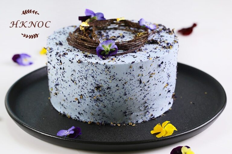 蝶豆花無麩質伯爵茶雪芳蛋糕