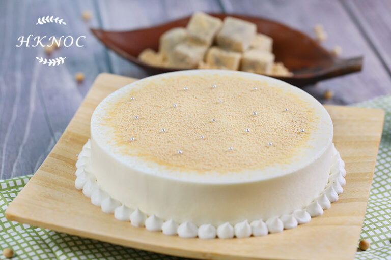 日式黃豆粉豆乳蛋糕配沖繩黑糖蕨餅