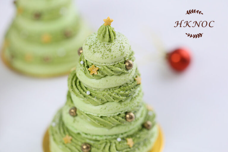 抹茶馬卡龍聖誕樹