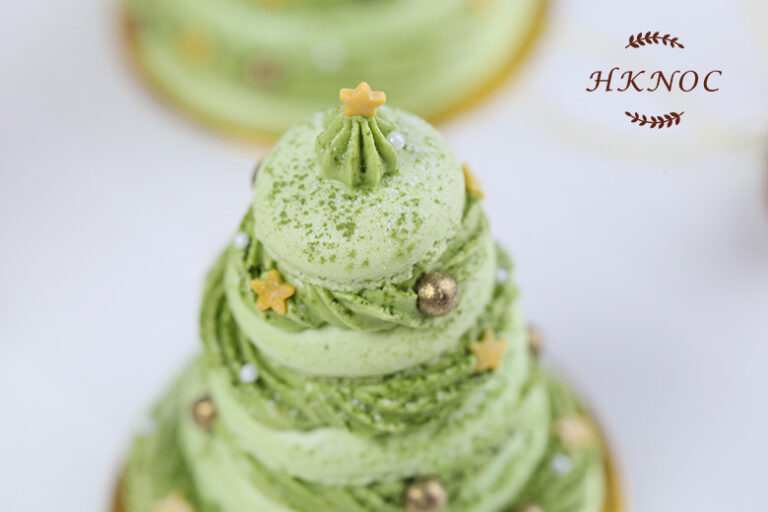 抹茶馬卡龍聖誕樹