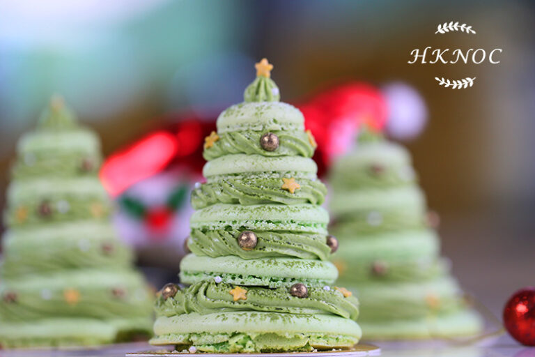 抹茶馬卡龍聖誕樹