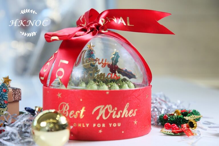 抹茶紅豆脆脆水晶球聖誕蛋糕