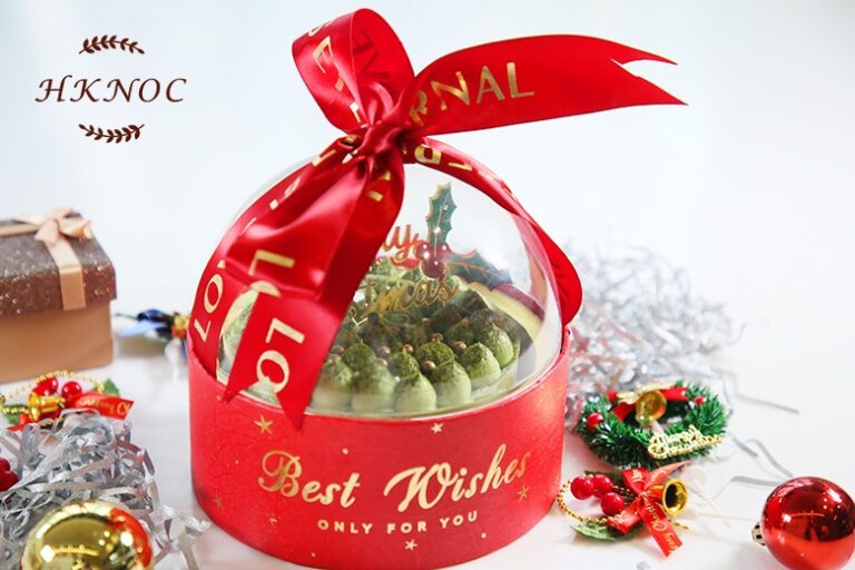 抹茶紅豆脆脆水晶球聖誕蛋糕(5寸)