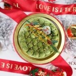 抹茶紅豆脆脆水晶球聖誕蛋糕