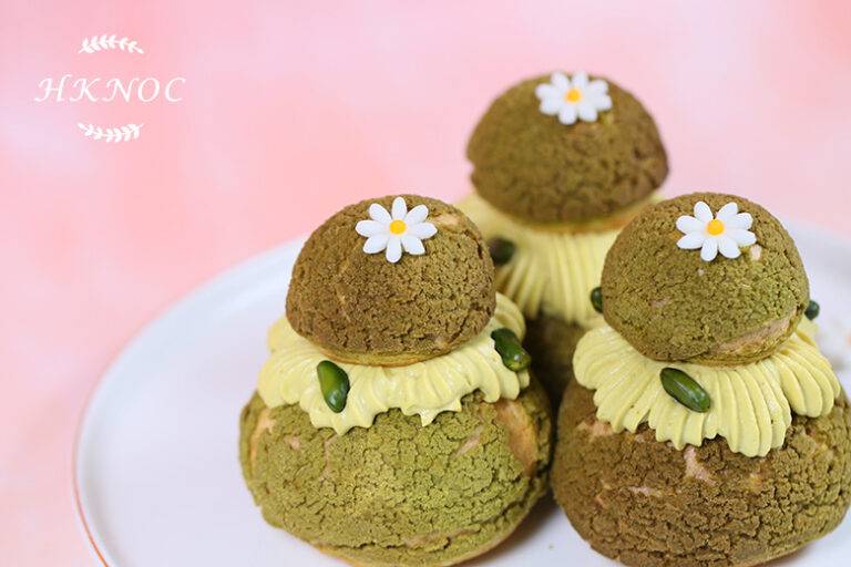 法式開心果修女泡芙