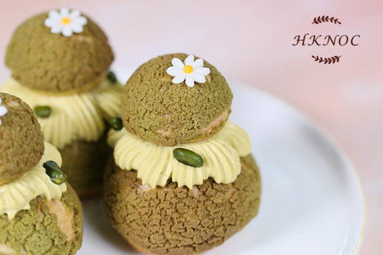 法式開心果修女泡芙